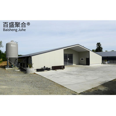 โครงสร้างเครือข่ายระยะยาว Q235/Q345 สแตนเลสคาร์บอนต่ํา โครงสร้างสแตนเลส Prefab