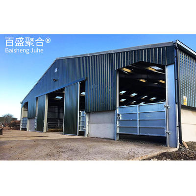 โครงสร้างเครือข่ายระยะยาว Q235/Q345 สแตนเลสคาร์บอนต่ํา โครงสร้างสแตนเลส Prefab