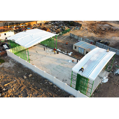 วัสดุเหล็ก Carport ถอดถอน รถจอดรถ Garage Awning Tent สําหรับคาราวานและ Carport