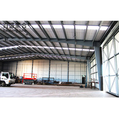 โครงสร้างโลหะ Prefab กรอบสเปซ Q235 Q355B เกรดที่กําหนดเอง โรงงานโรงงาน