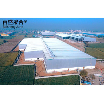โครงสร้างโลหะ Prefab กรอบสเปซ Q235 Q355B เกรดที่กําหนดเอง โรงงานโรงงาน