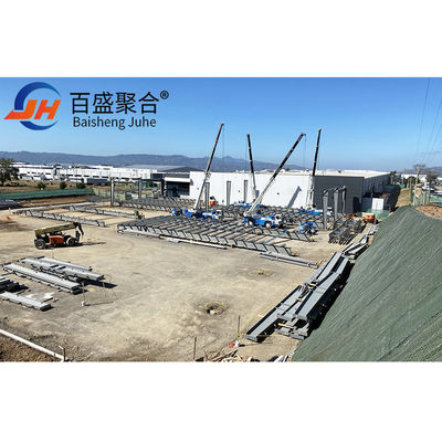 บริการตัด โลหะ Prefab โกดังเหล็ก การผลิตเหล็กสําหรับอาคารอุตสาหกรรม