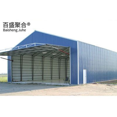 แฮงการ์เครื่องบินโลหะ Prefab มือถือ Prebuilt กับช่องเหล็กรูป C.Z