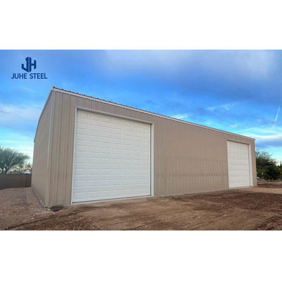 Q235B/Q345B สแตนเลสคาร์บอนต่ํา 100*100*9m โกดังสแตนเลส Prefab สําหรับโรงงานฮังการ์