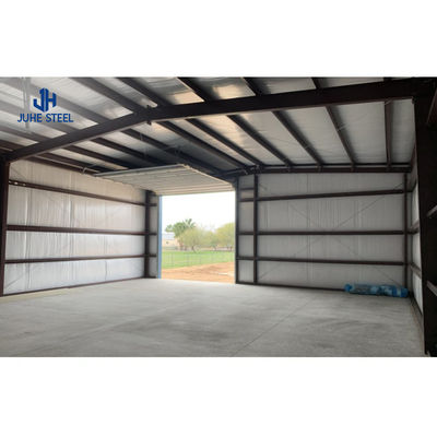 Q235B/Q345B สแตนเลสคาร์บอนต่ํา 100*100*9m โกดังสแตนเลส Prefab สําหรับโรงงานฮังการ์