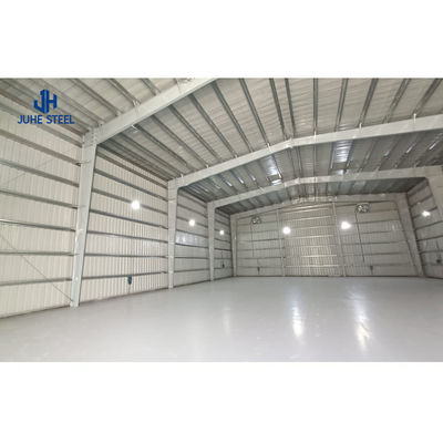 AiSi Q235 Q345B Prefabricated Steel Structure Warehouse Workshop แฮงการ์