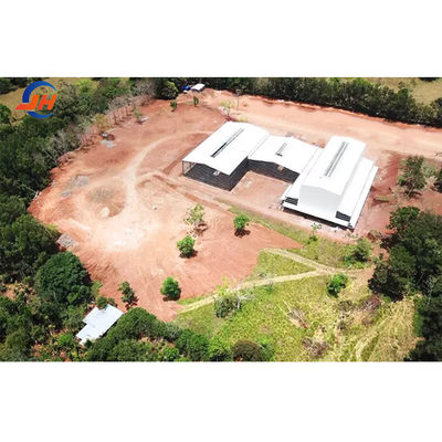 โครงสร้างสแตนเลสขนาดใหญ่ขนาดใหญ่ขนาดเบา โรงแรมสํานักงานหรือสต็อก