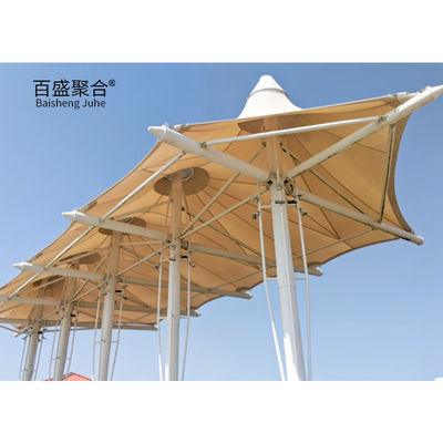 GB Q235 โครงสร้างคาร์บอน โครงสร้างกรอบเหล็ก ผ้า PVC ผ้าผนัง