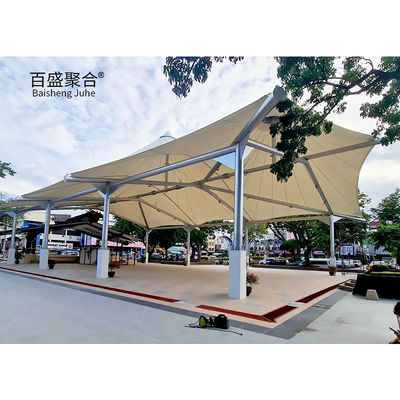 GB Q235 โครงสร้างคาร์บอน โครงสร้างกรอบเหล็ก ผ้า PVC ผ้าผนัง