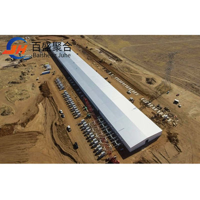 Q235 Q355B เกรดสแตนเลส โครงสร้างสแตนเลสโครงการโรงงานสําหรับการก่อสร้าง Prefab ใหม่