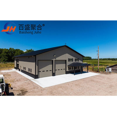 ขาย โครงสร้างโลหะเบา กรอบ โครงสร้าง Prefabricated โครงสร้างโลหะโรงรถ