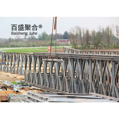 สแตนเลส Truss Frame Bridge Modular Prefab Portable HD200 ด้วยความยาวรวม 15m-60m