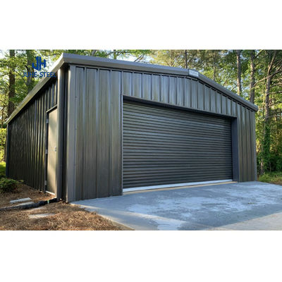 Q235 Q235B Q345 เกรดสแตนเลสโครงสร้าง Carport สําหรับที่พักรถยนต์พกพา Prefabricated