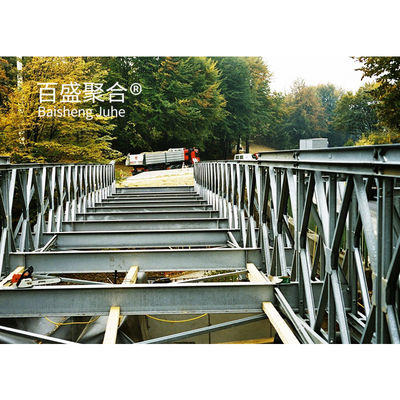 สแตนเลส Truss Frame Bridge Modular Prefab Portable HD200 ด้วยความยาวรวม 15m-60m