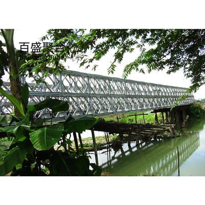 สแตนเลส Truss Frame Bridge Modular Prefab Portable HD200 ด้วยความยาวรวม 15m-60m