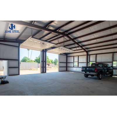 Q235 Q235B Q345 เกรดสแตนเลสโครงสร้าง Carport สําหรับที่พักรถยนต์พกพา Prefabricated