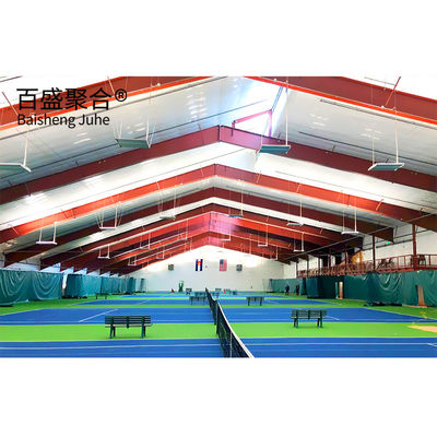 PTFE สนามกีฬา โครงสร้างเหล็ก การก่อสร้างโครงสร้างไฟ โครงสร้างโลหะ Prefabricated สําหรับการจัดเก็บ