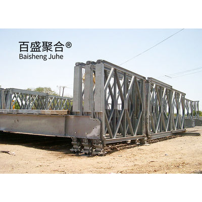 ภาระ HS15-HS25 สแตนเลส สะพานกรอบกรอบสแตนเลส โมดูลาร์ Prefab พกพา ZB200 สแตนเลสโครงสร้าง สะพาน