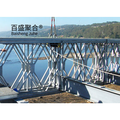 ภาระ HS15-HS25 สแตนเลส สะพานกรอบกรอบสแตนเลส โมดูลาร์ Prefab พกพา ZB200 สแตนเลสโครงสร้าง สะพาน