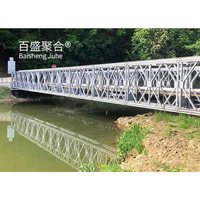 ภาระ HS15-HS25 สแตนเลส สะพานกรอบกรอบสแตนเลส โมดูลาร์ Prefab พกพา ZB200 สแตนเลสโครงสร้าง สะพาน