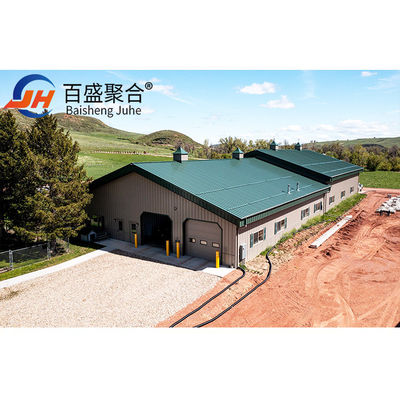 ASTM Standard Customized Small Space Frame Prefab Light Weight Steel Structure Garage สถานที่รถรับจ้าง