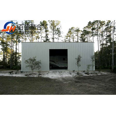 โลหะ Prefabricated Steel Structural Warehouse Building Design With Sliding Door ราคาของประตูเลื่อน
