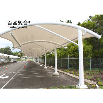 กันไฟ พาวเดอร์เคลือบผนังโครงสร้างหลังคารถยนต์ ร่มแดด Carport