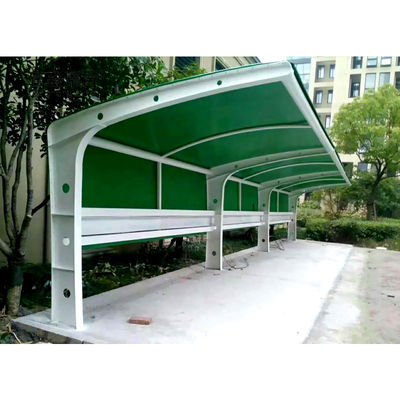 กันไฟ พาวเดอร์เคลือบผนังโครงสร้างหลังคารถยนต์ ร่มแดด Carport