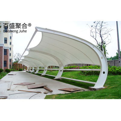 PVDF/PTFE Sail Finishing โครงสร้างเหล็ก 10x20 โลหะ