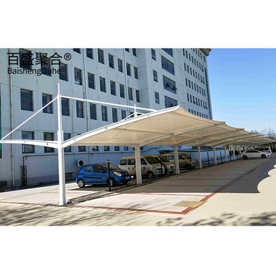PVDF/PTFE Sail Finishing โครงสร้างเหล็ก 10x20 โลหะ