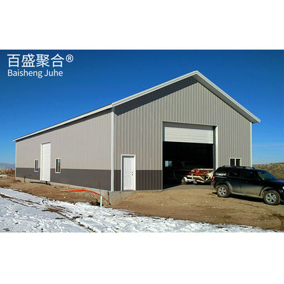 โครงสร้างเหล็ก โรงจอดรถ โรงเก็บของสําหรับ C.Z Shape Steel Channel Purlin และการก่อสร้าง