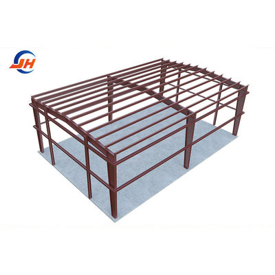 กรอบเหล็ก อาคารพาณิชย์ โลหะ Carports PVC Hangar สําหรับการจัดเก็บภาระหนัก