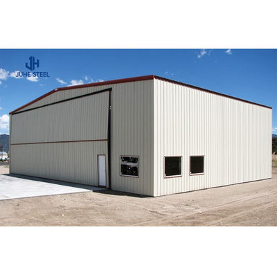 กรอบเหล็ก อาคารพาณิชย์ โลหะ Carports PVC Hangar สําหรับการจัดเก็บภาระหนัก