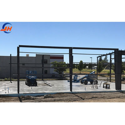 Prefabricated Steel Structure Warehouse with Punching Processing Service มาตรฐาน GB