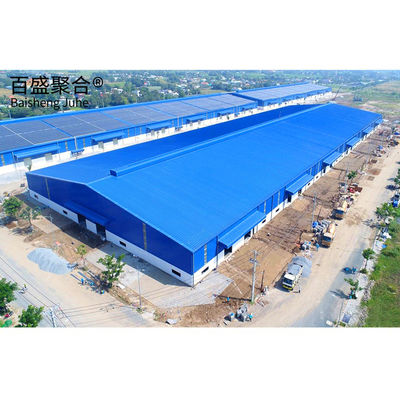 CE/ISO9001 Certified Customizable Steel Structure Warehouse with Convenient Installation โรงเก็บสินค้าโครงสร้างเหล็กที่สามารถปรับแต่งได้