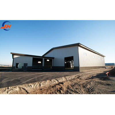 โกดังโครงสร้างเหล็กสําหรับ CE/ISO9001 รับรองส่วนคงที่ Light Frame Design