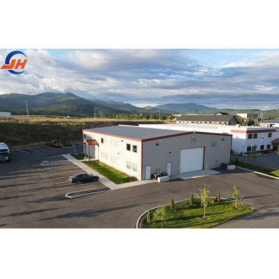 โครงสร้างโกดังแบบเตรียมพร้อม Arch Steel Space Frame With Aluminum Alloy Window โครงสร้างโกดังแบบเตรียมพร้อมแบบเตรียมพร้อม Arch Steel Space Frame With Aluminum Alloy Window