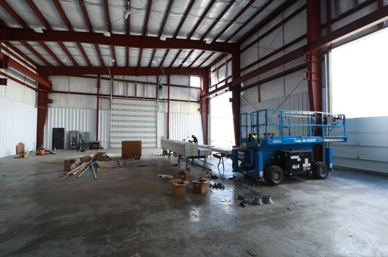 อาคารสแตนเลส Prefabricated ที่ได้รับการรับรองจาก CE/ISO9001 สําหรับการก่อสร้างโกดังรวดเร็ว