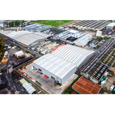 การเชื่อม AiSi สภาพประจํา Prefab Steel อาคารคลัง สร้างสําหรับวัสดุที่ใช้